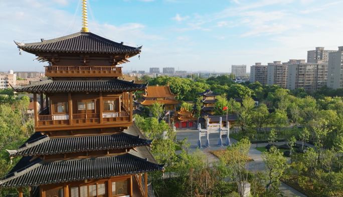 新塍古镇能仁寺小蓬莱公园