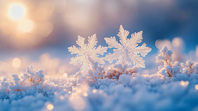 雪花 雾凇 冰霜
