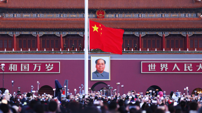 天安门升旗仪式 爱国