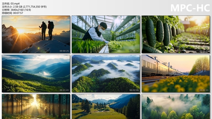 山川美景 阳光 瓜果蔬菜 植物培育