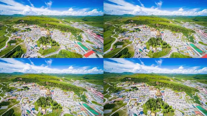 甘肃甘南郎木寺