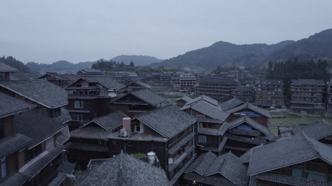 程阳八寨风景航拍log素材