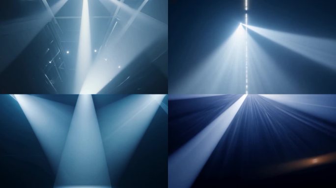 射灯光束在画面中构建三维空间