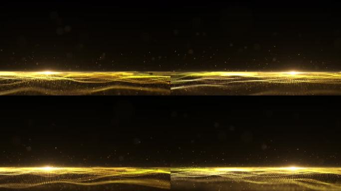 粒子线条海洋背景