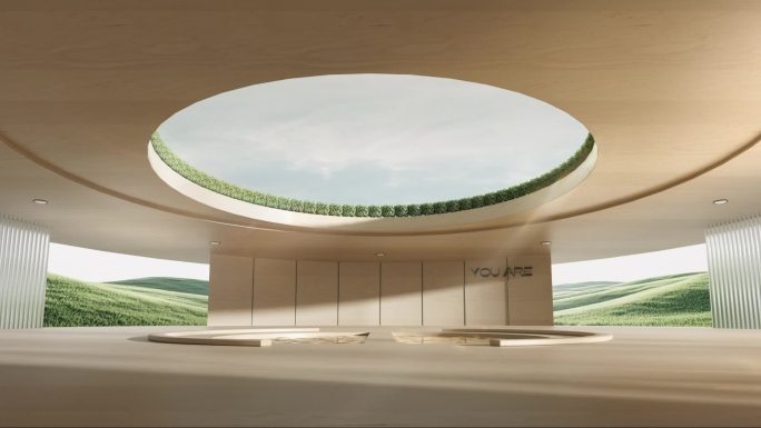 超现实温馨大气自然场景