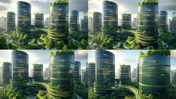 绿色 房地产 科技 地产 未来城市 城市