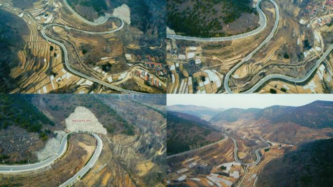 盘山公路 石崇崮盘山路 乡村公路 山路