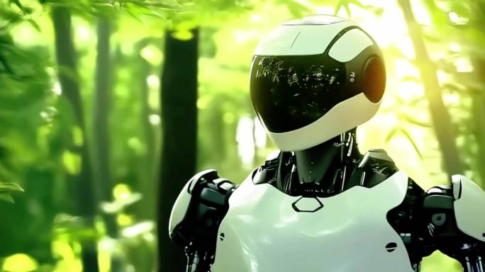 宽屏人工智能机器人现代科技