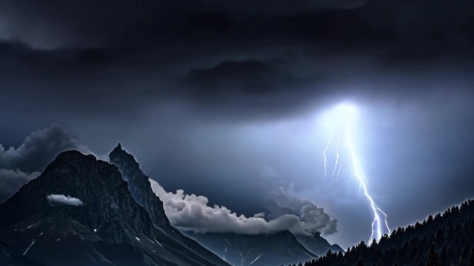 打雷闪电电闪雷鸣