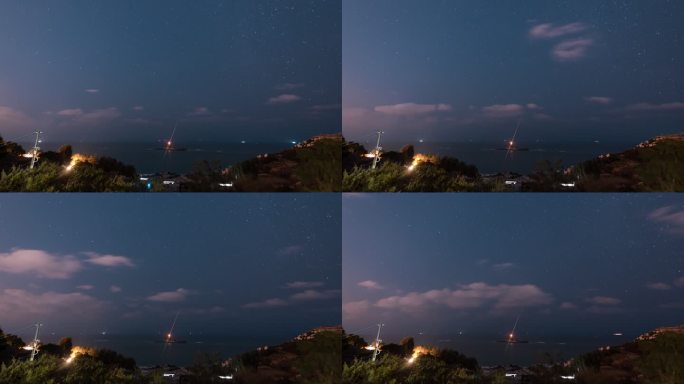 海岛星空延时