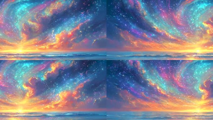 【6K】梦幻天空 绚丽漫画星空 08
