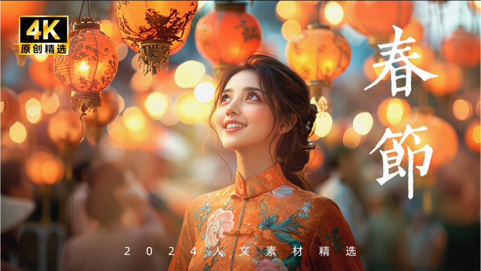 蛇年春节 新年中国年 除夕年味AI