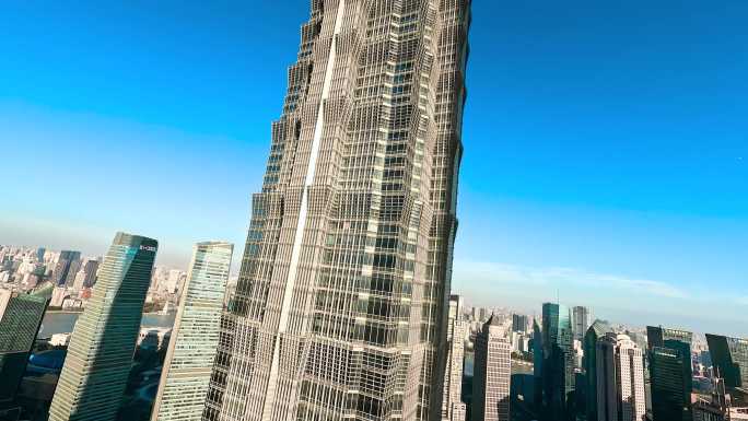4K FPV穿越机上海金茂大厦三件套