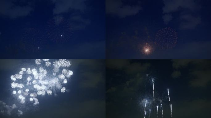 【4k】烟花烟火绚丽烟花