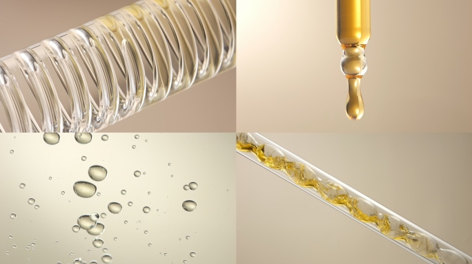 精华液 精油 化妆品 美妆 广告素材