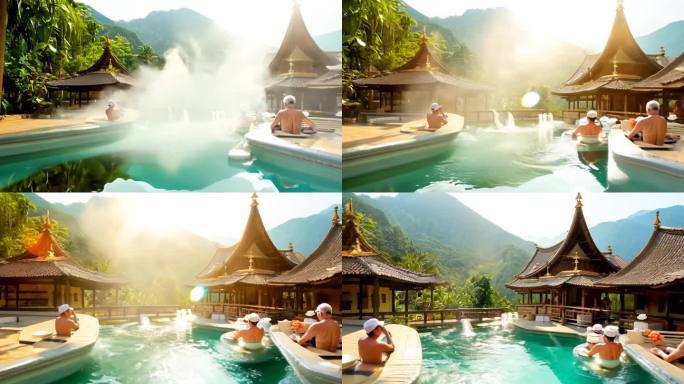 清迈温泉村：天然温泉，惬意疗养天堂。