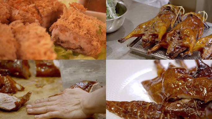 4K香港美食烟火气 叉烧 烧鹅 港式烧卖