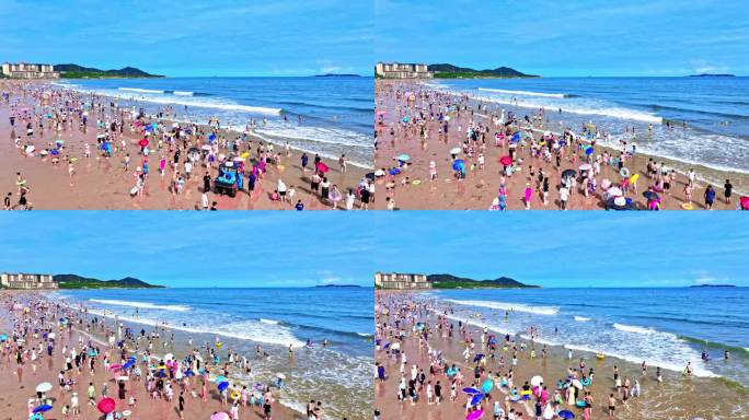 夏天海边 海边 夏天沙滩