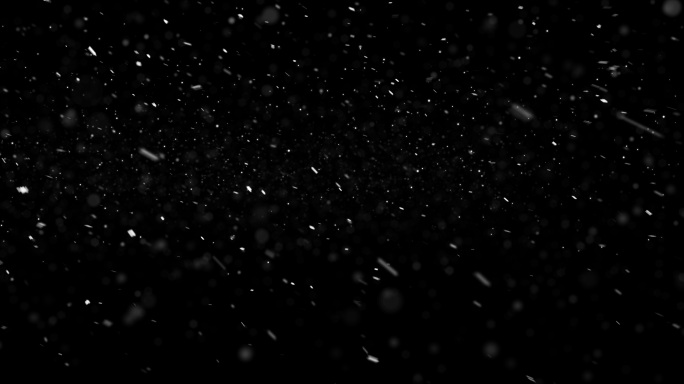 8K下雪素材循环带通道