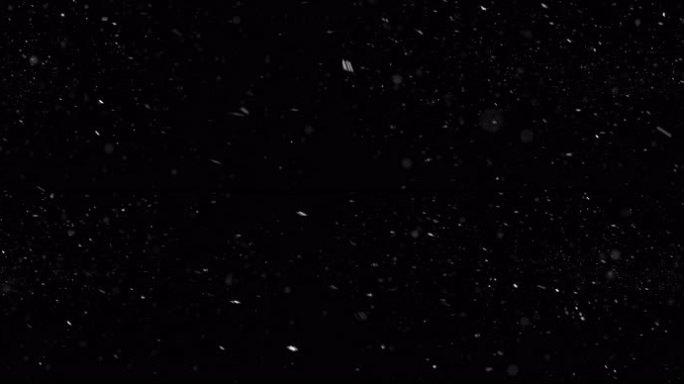 8K下雪素材循环带通道