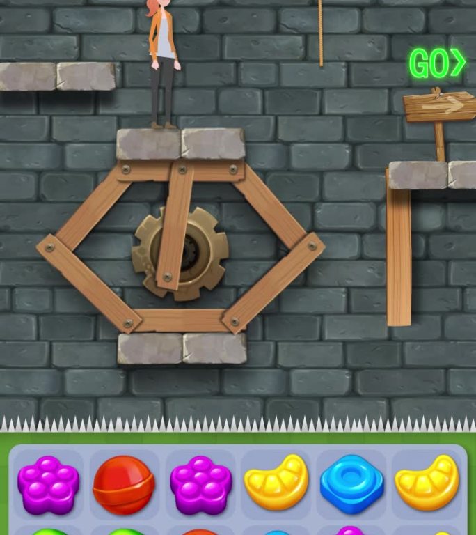 消除类海外休闲游戏买量视频模板