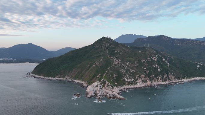 深圳天文台海边航拍素材绝美风景无调色