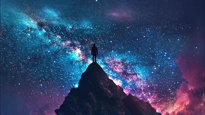 星云星空延时银河星轨北极光流星雨星辰大海
