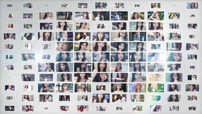 两套动画多样式照片墙组合