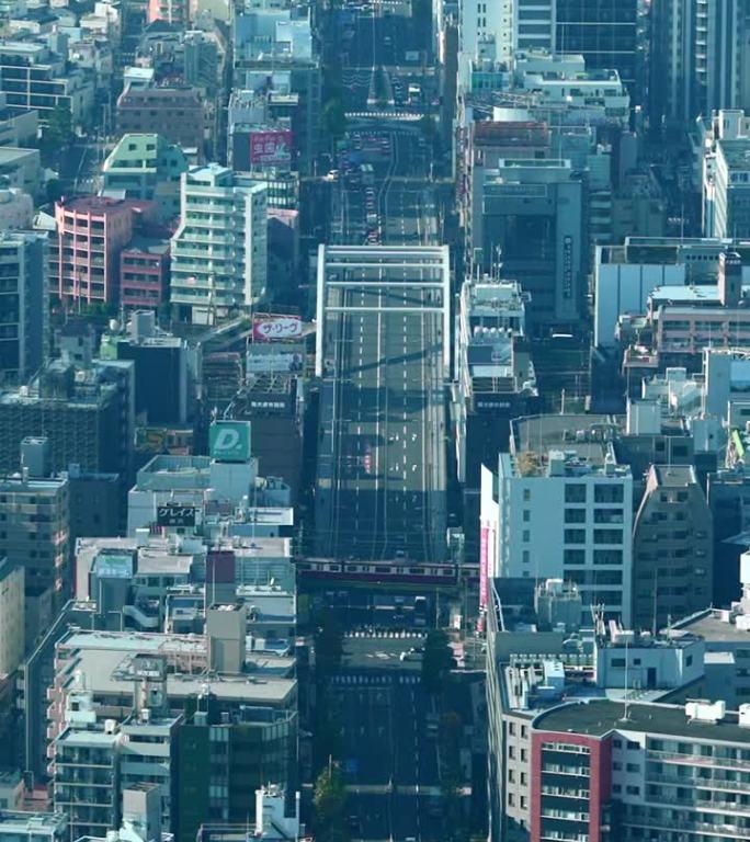 城市中的笔直道路