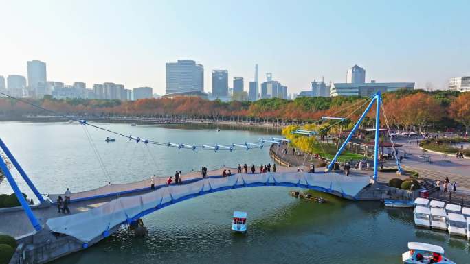 上海世纪公园秋景