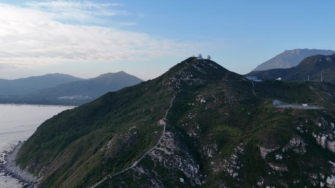 深圳天文台海边航拍素材绝美风景无调色