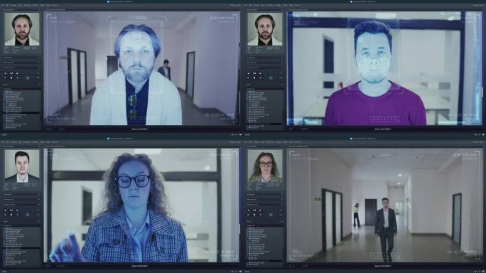 商业办公室外部监控摄像头