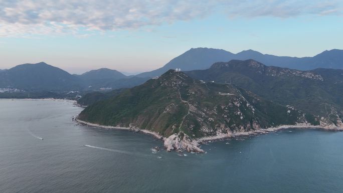 深圳天文台海边航拍素材绝美风景无调色