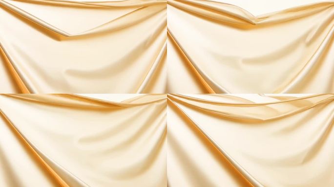 风吹丝绸丝滑飘动流畅背景