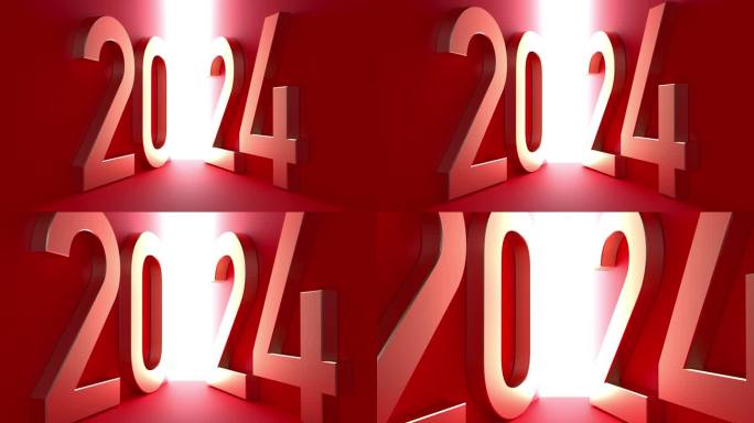 2024新年穿梭过度素材