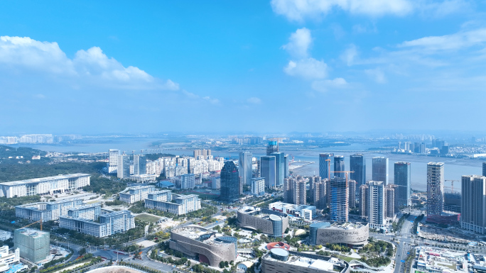 泉州东海航拍合集城市建筑CBD中央商务区