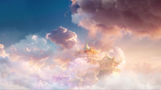 宽屏天宫 宫殿 云海 云宫讯音
