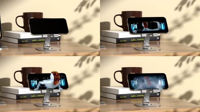 裸眼3D手机膜产品展示