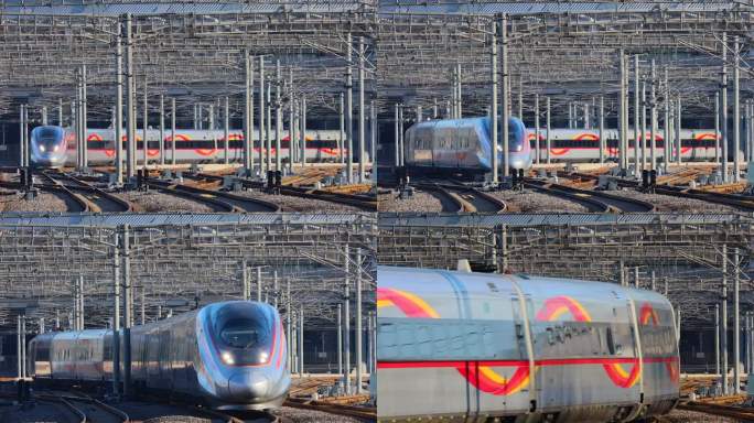 复兴号驶出北京南站