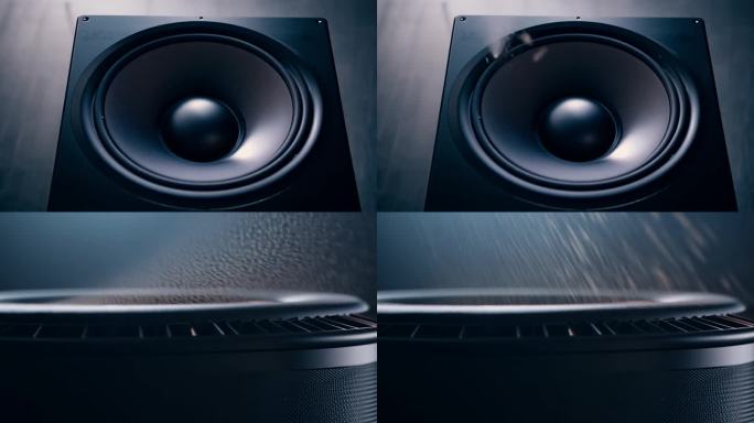 低音炮喇叭震动