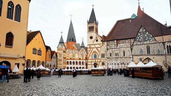 克拉科夫主广场中世纪风情