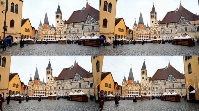 克拉科夫主广场中世纪风情