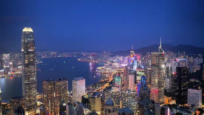 【正版4k]香港维多利亚港航拍宣传片