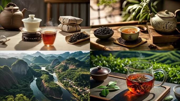 红茶茶叶武夷山泡茶