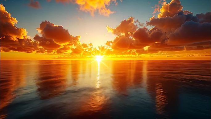 清晨早晨日出云海太阳升起云海云海日出云层