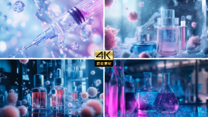 护肤品细菌微生物超级细菌4k