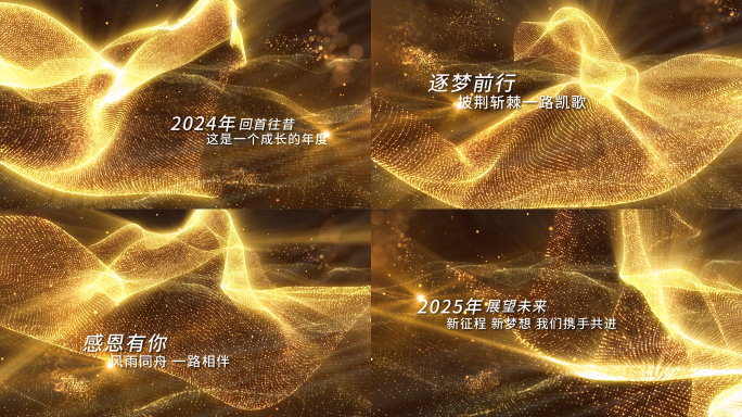 2025蛇年年会颁奖典礼文字片头