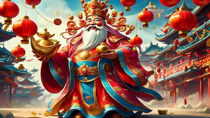 财神 迎财神 财神爷 财神到