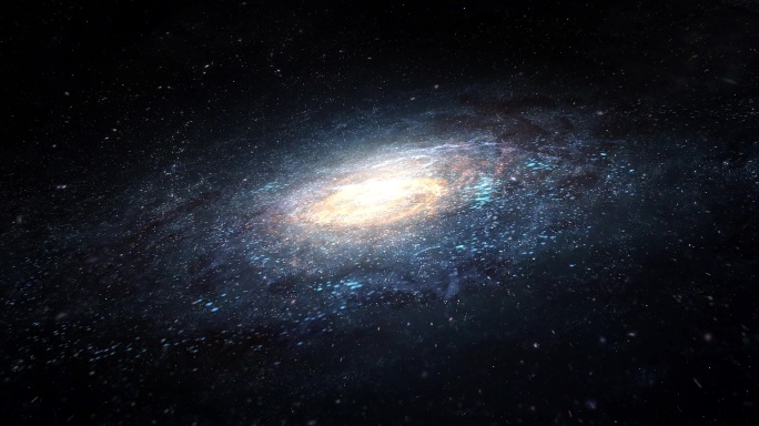 片头浩瀚宇宙部太空穿梭AE模板