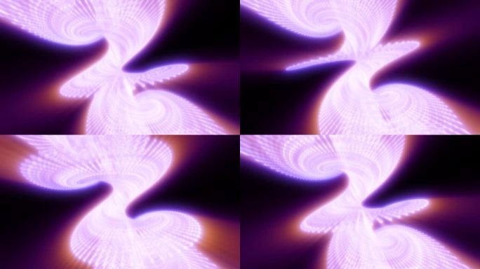抽象图像：紫色渐变的流体波纹图案，带有发光的动态效果，类似于未来背景中的平滑流动或能量脉冲，4K高质